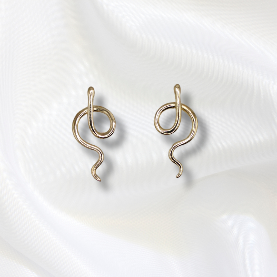 Medusa Gold Earrings