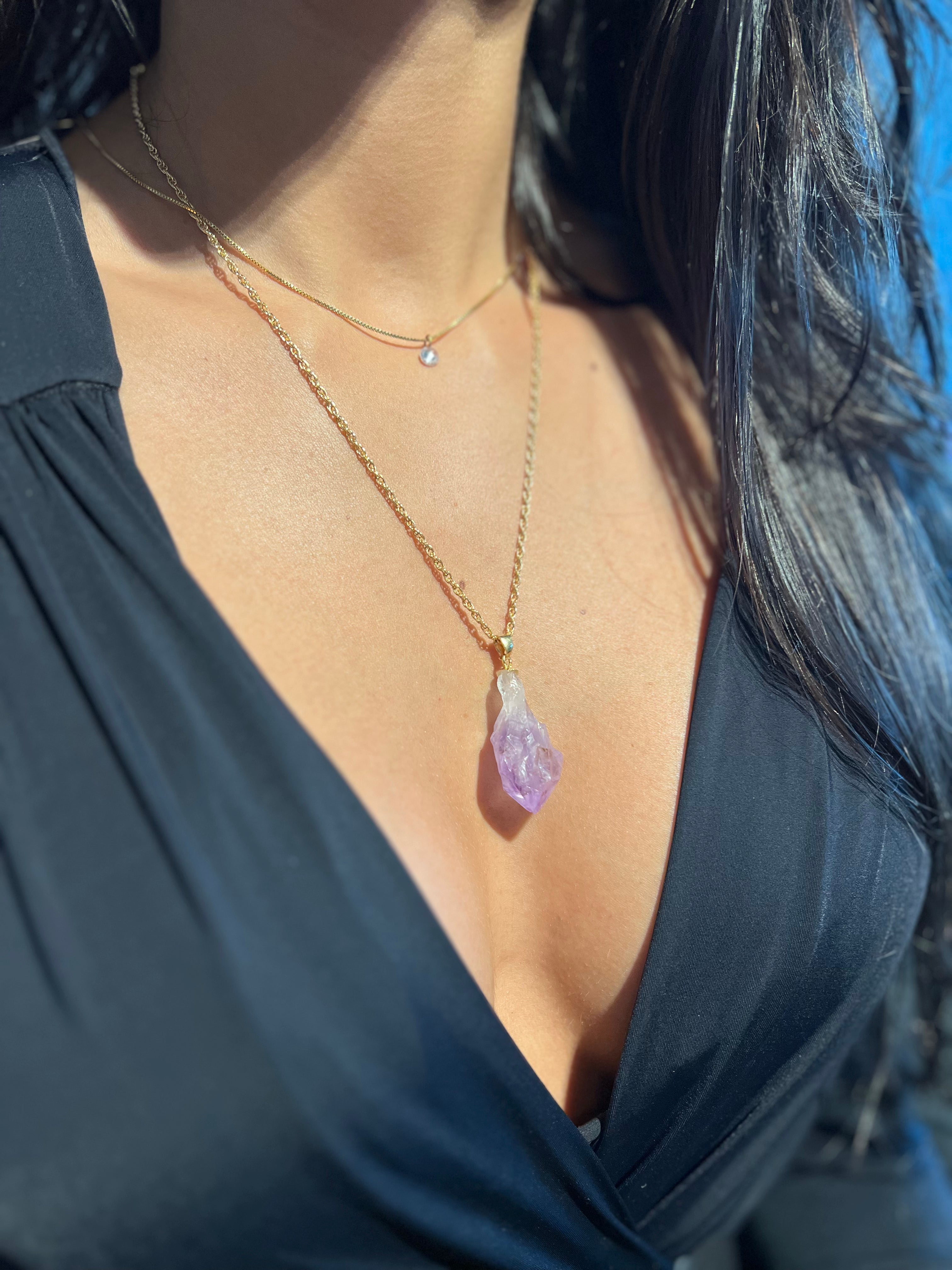 Sahbia Amethyst Pendant